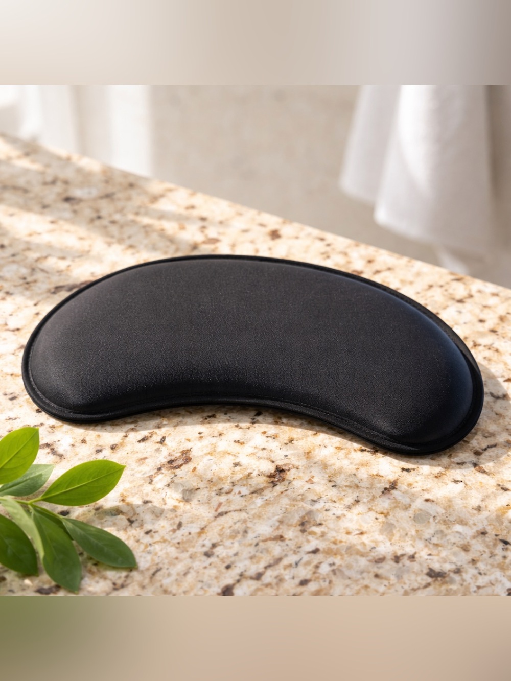 Memory Foam Mouse Wrist Pad - Black